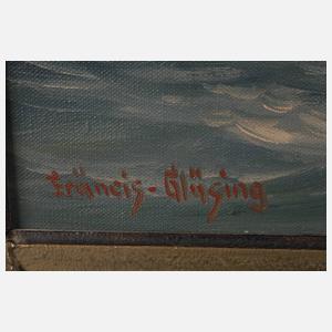 Martin Franz Glüsing, Dreimaster auf See