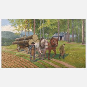 G. Otto Hauschild, Holztransport