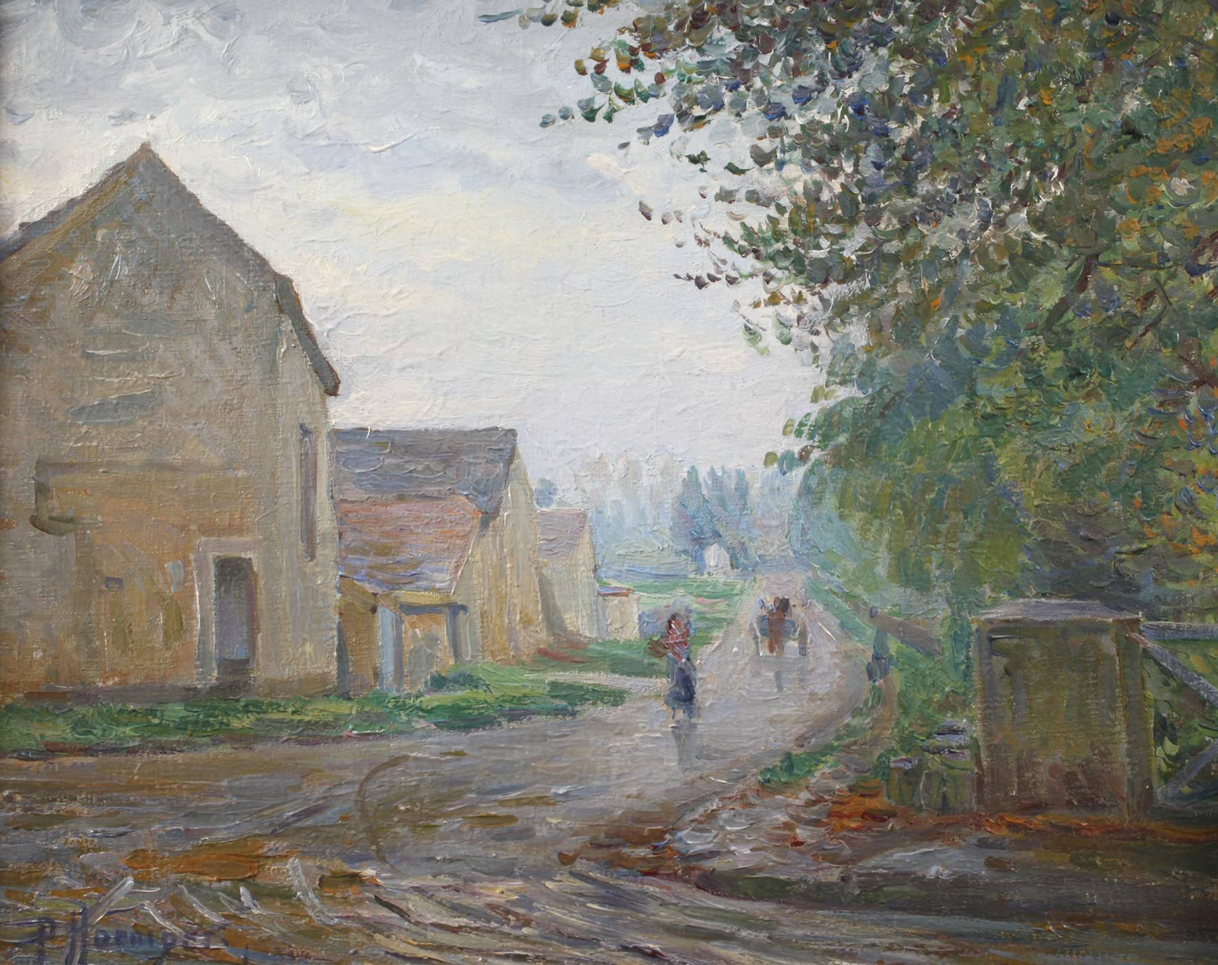 Paul Hoeniger, Sommerliche Dorfstraße