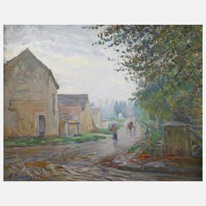 Paul Hoeniger, Sommerliche Dorfstraße