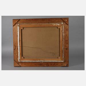 Bruno Jacobs, Erntelandschaft mit Bauern