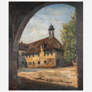 Martin Junge, Ansicht der alten Universität in Jena