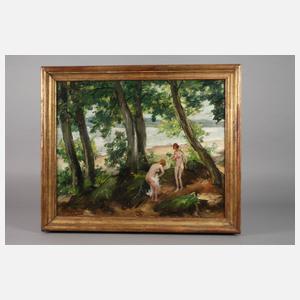 Paul Kapell, Damenakte am Strand