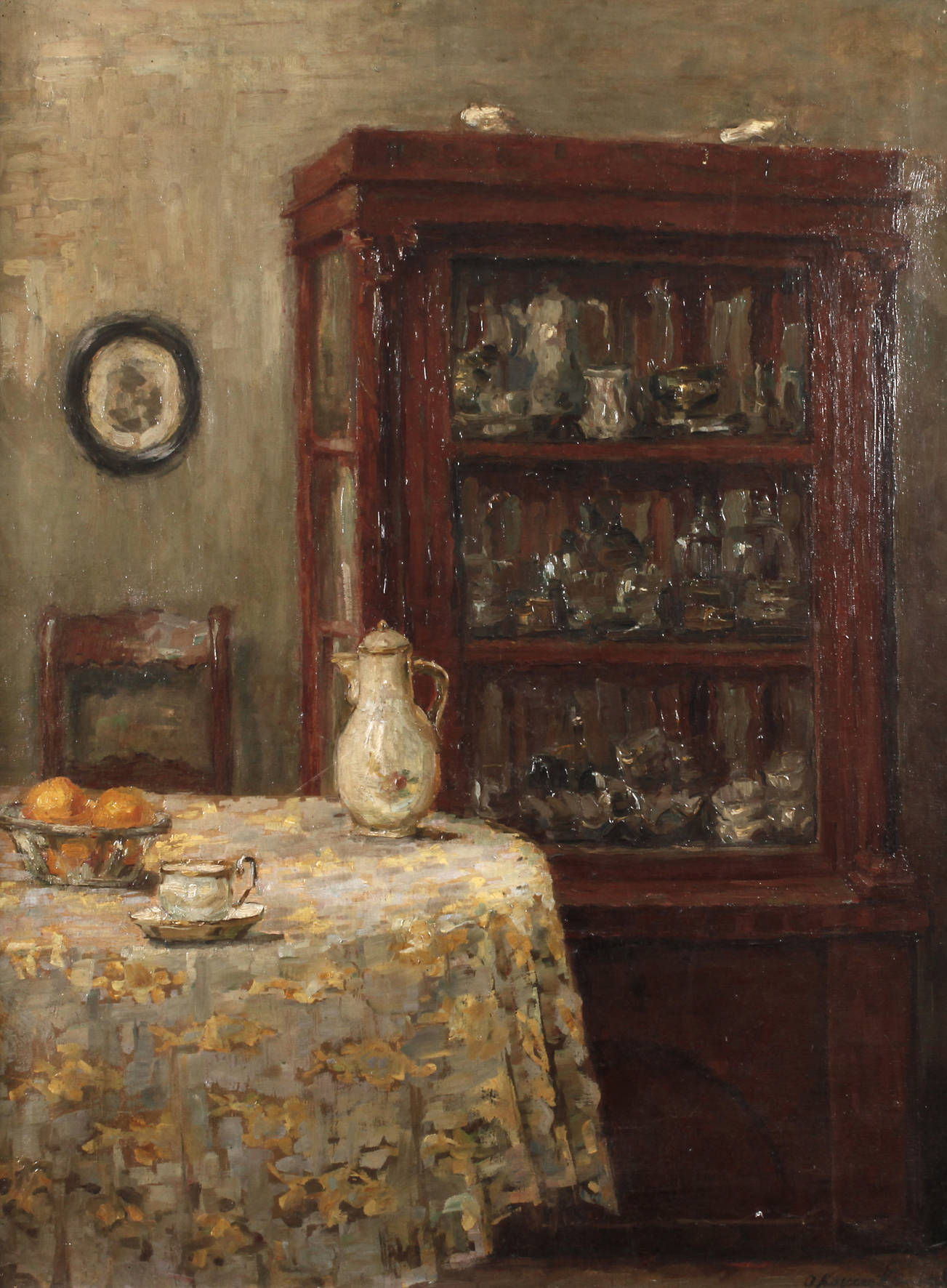 Ottilie Kayser, attr., Stubeninterieur