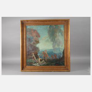 Prof. Richard Klein, Akte in bergiger Landschaft