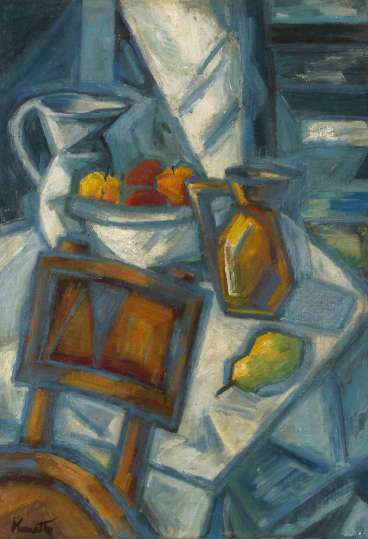 János Kmetty, attr., Expressives Stillleben