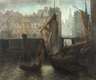 Carl Knoblauch, Abendliche Hafenansicht