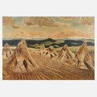 Hein König, attr., Erntelandschaft mit Strohpuppen111