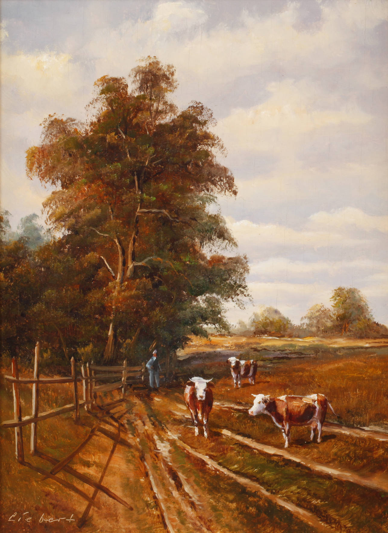 Willy Liebert, Auf der Kuhweide