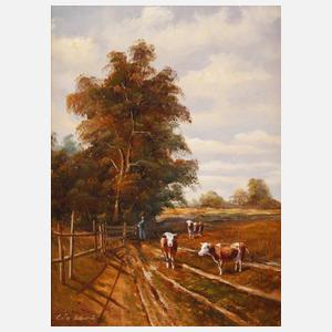 Willy Liebert, Auf der Kuhweide