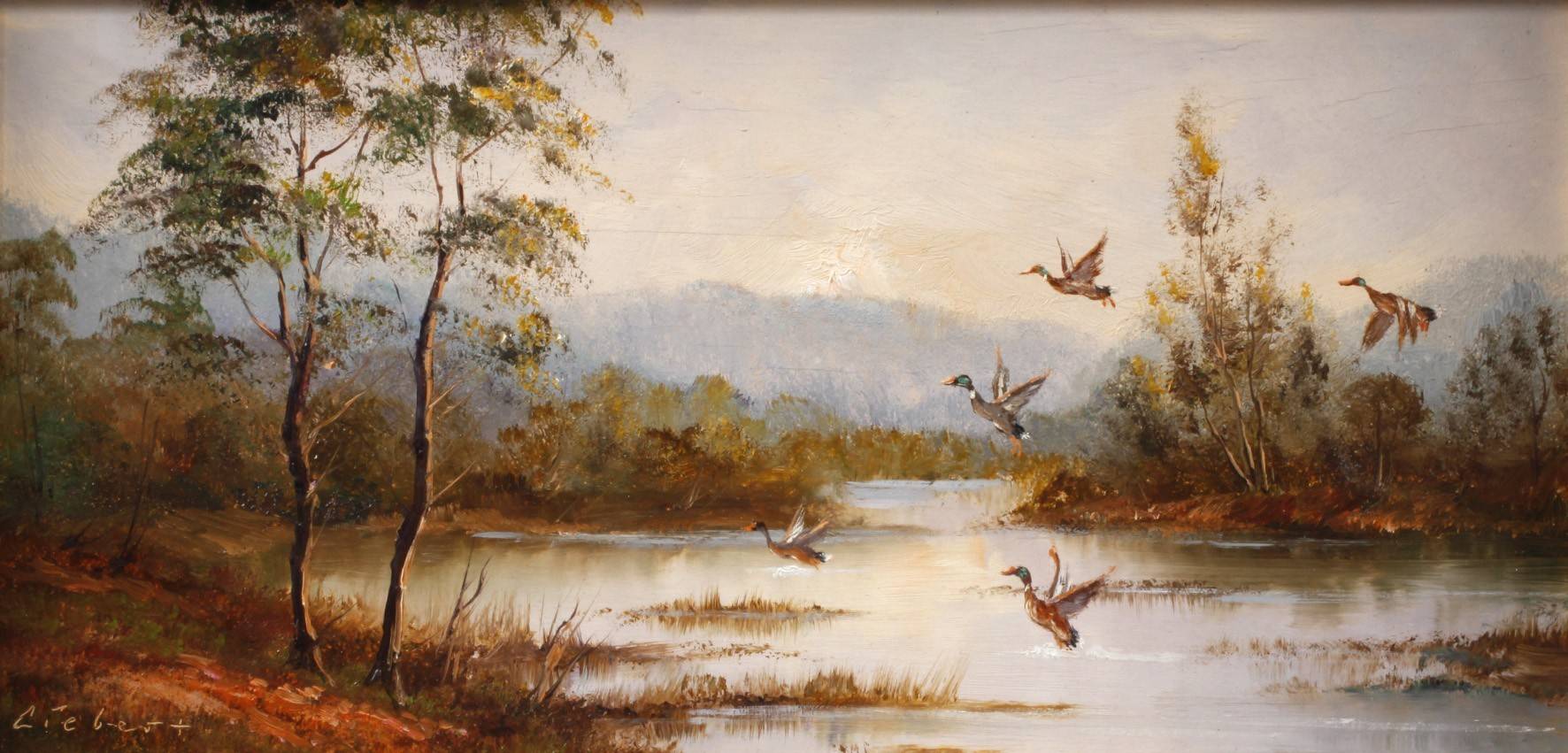 Willy Liebert, Landende Enten