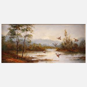 Willy Liebert, Landende Enten