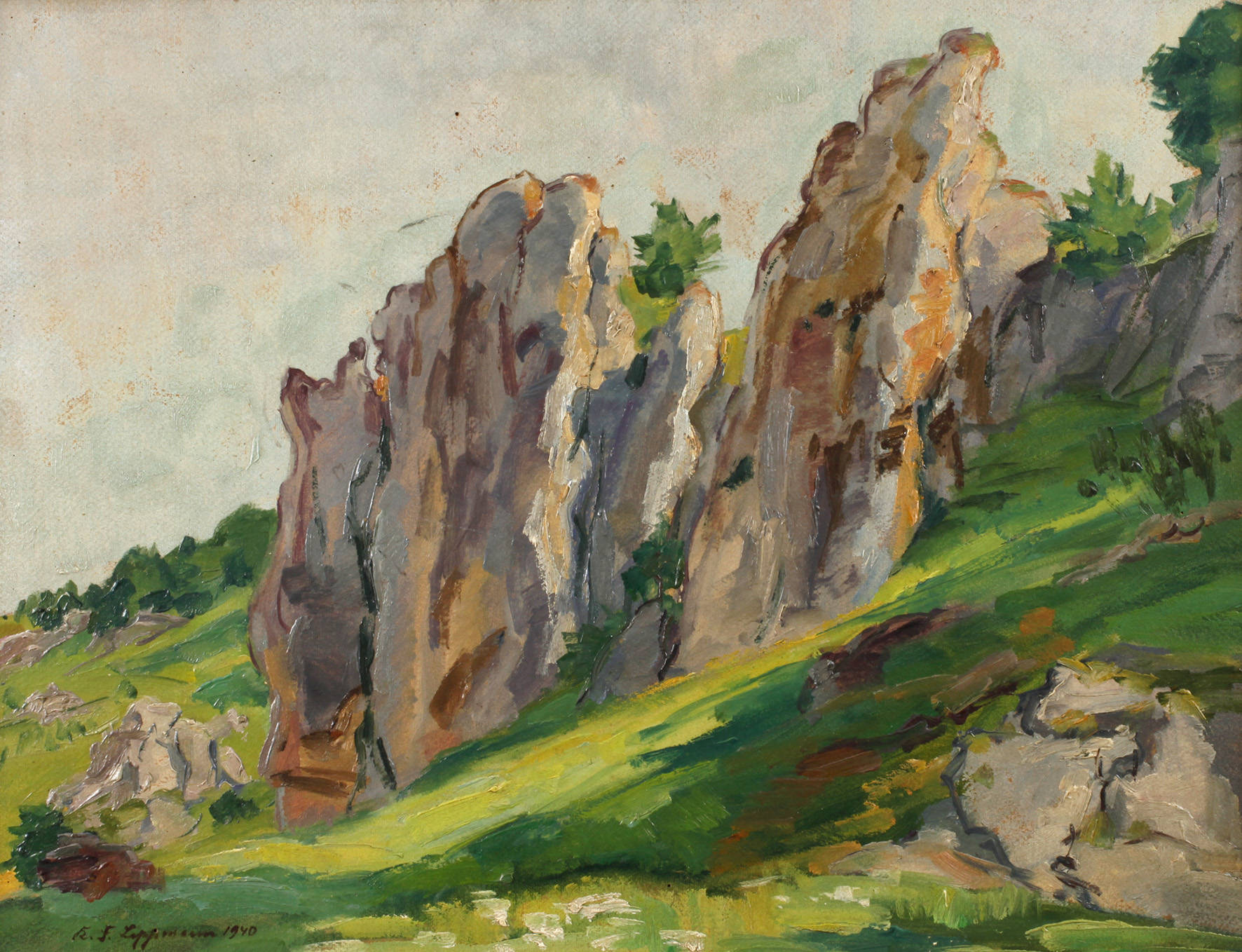 Karl Friedrich Lippmann, Felsen bei Dollnstein