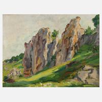 Karl Friedrich Lippmann, Felsen bei Dollnstein111