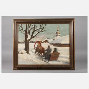 Wladimir Ludmilin, Russische Winterlandschaft