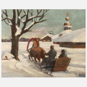 Wladimir Ludmilin, Russische Winterlandschaft