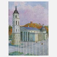 Jonas Mackonis, Gediminasplatz in Vilnius111