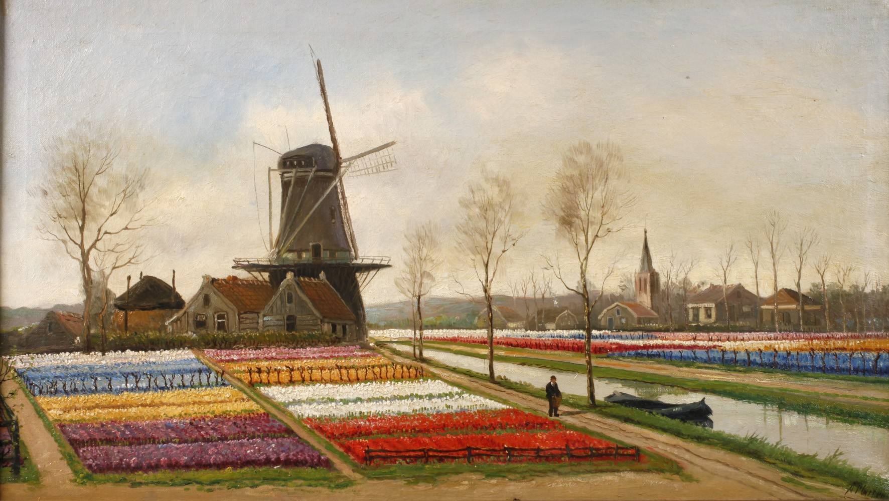 Alfred Martens, Tulpengärtnerei in Holland