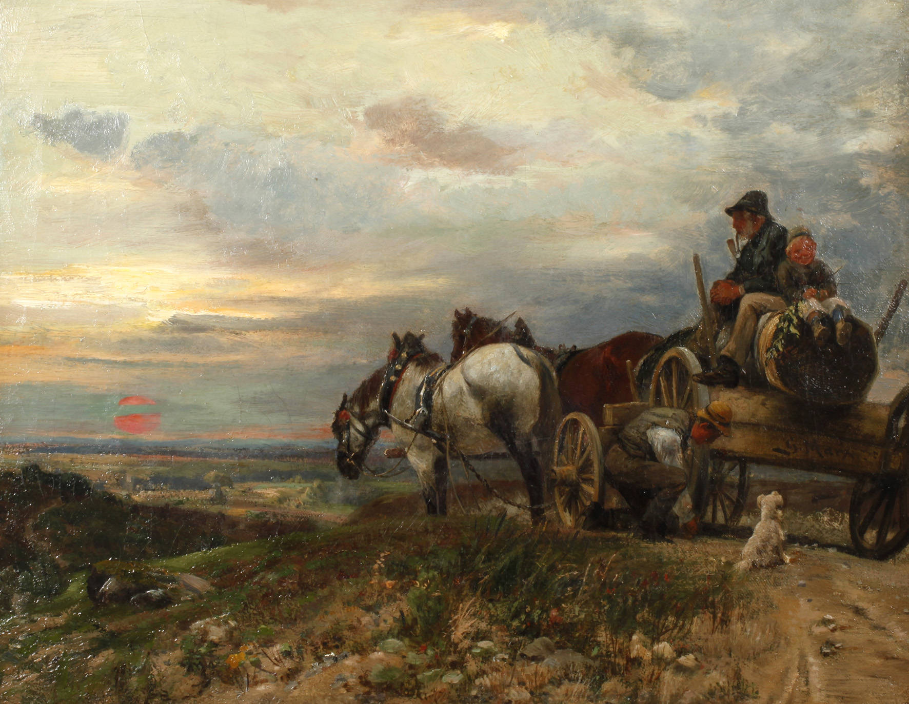 Gustav Marx, Abendliche Heimfahrt