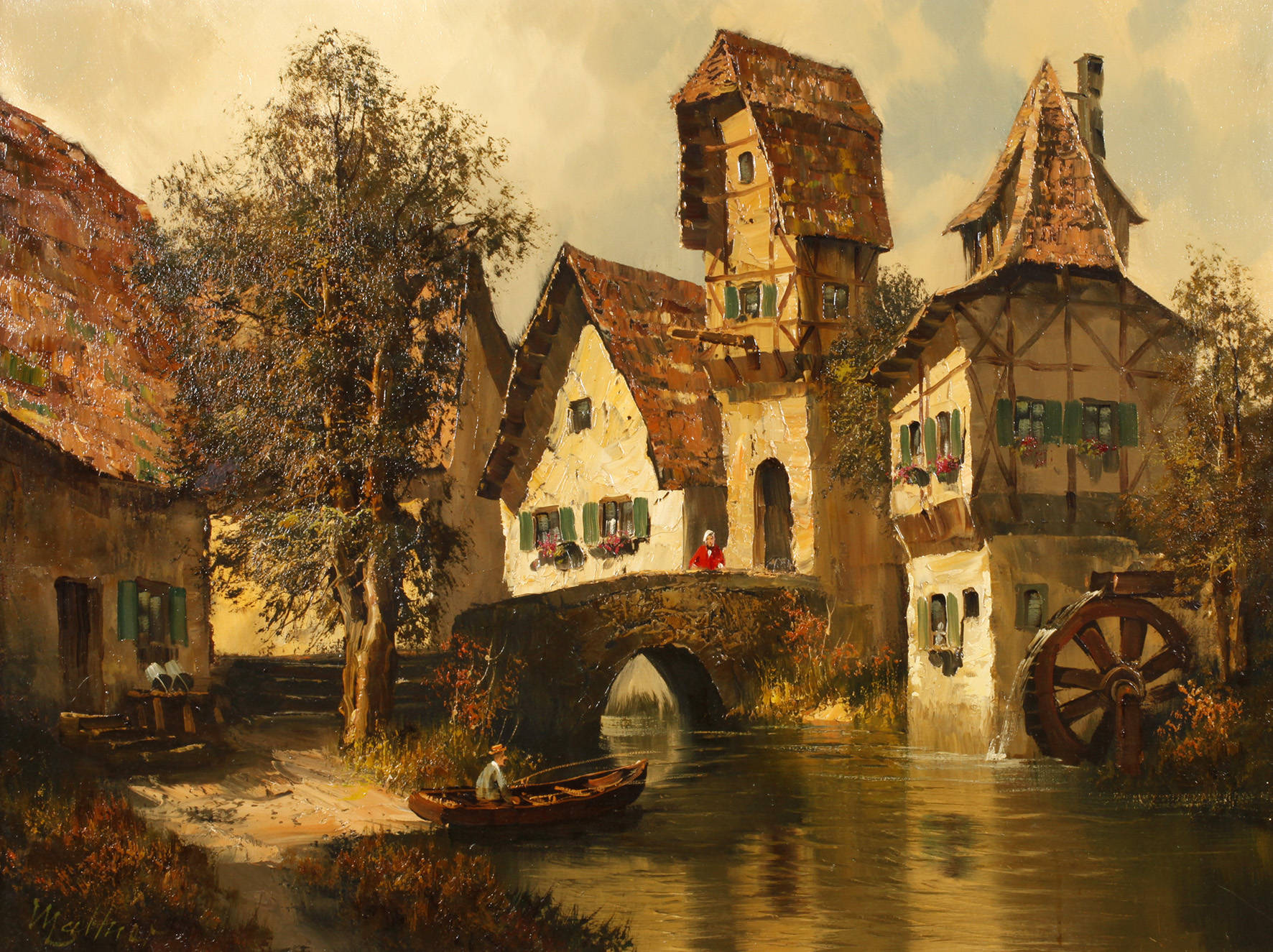 Mattner, Alte Mühle am Fluss