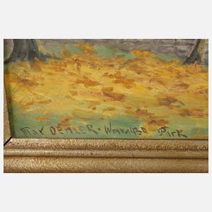 Max Oehler, Herbstliche Parklandschaft