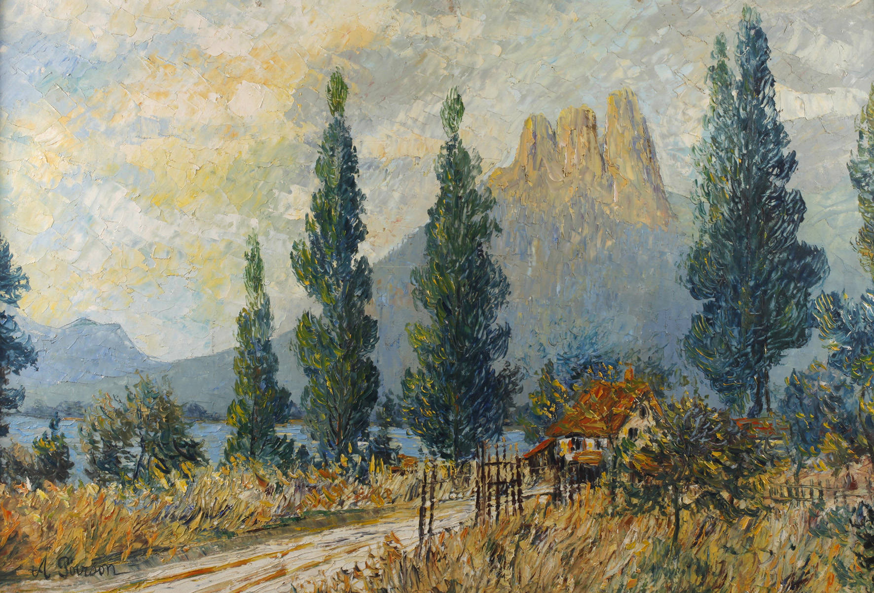 André Poirson, Südfranzösische Sommerlandschaft