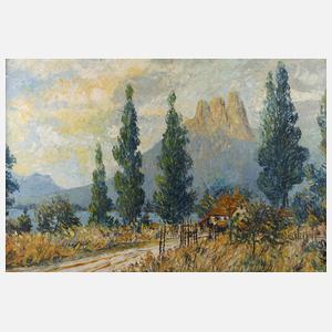 André Poirson, Südfranzösische Sommerlandschaft