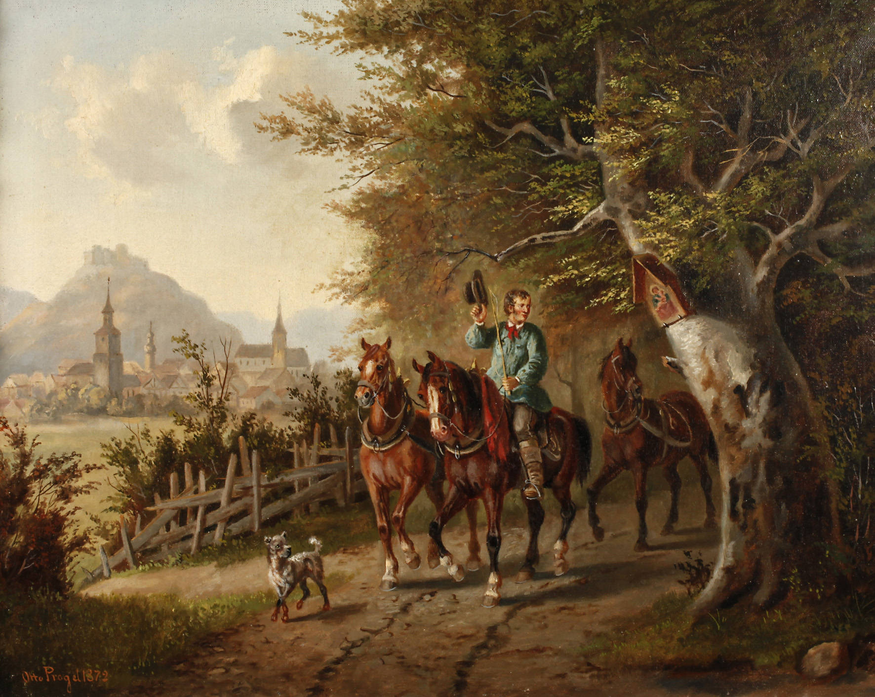 Otto Progel, Reiter am Marterl