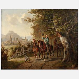 Otto Progel, Reiter am Marterl