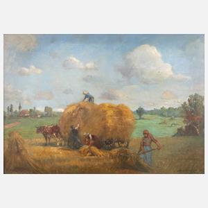 Josef Schidlmeier, Heuernte