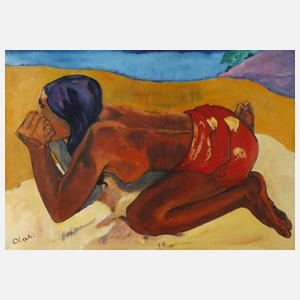 Saxana N. Schötschel, attr., ”Otahi allein”