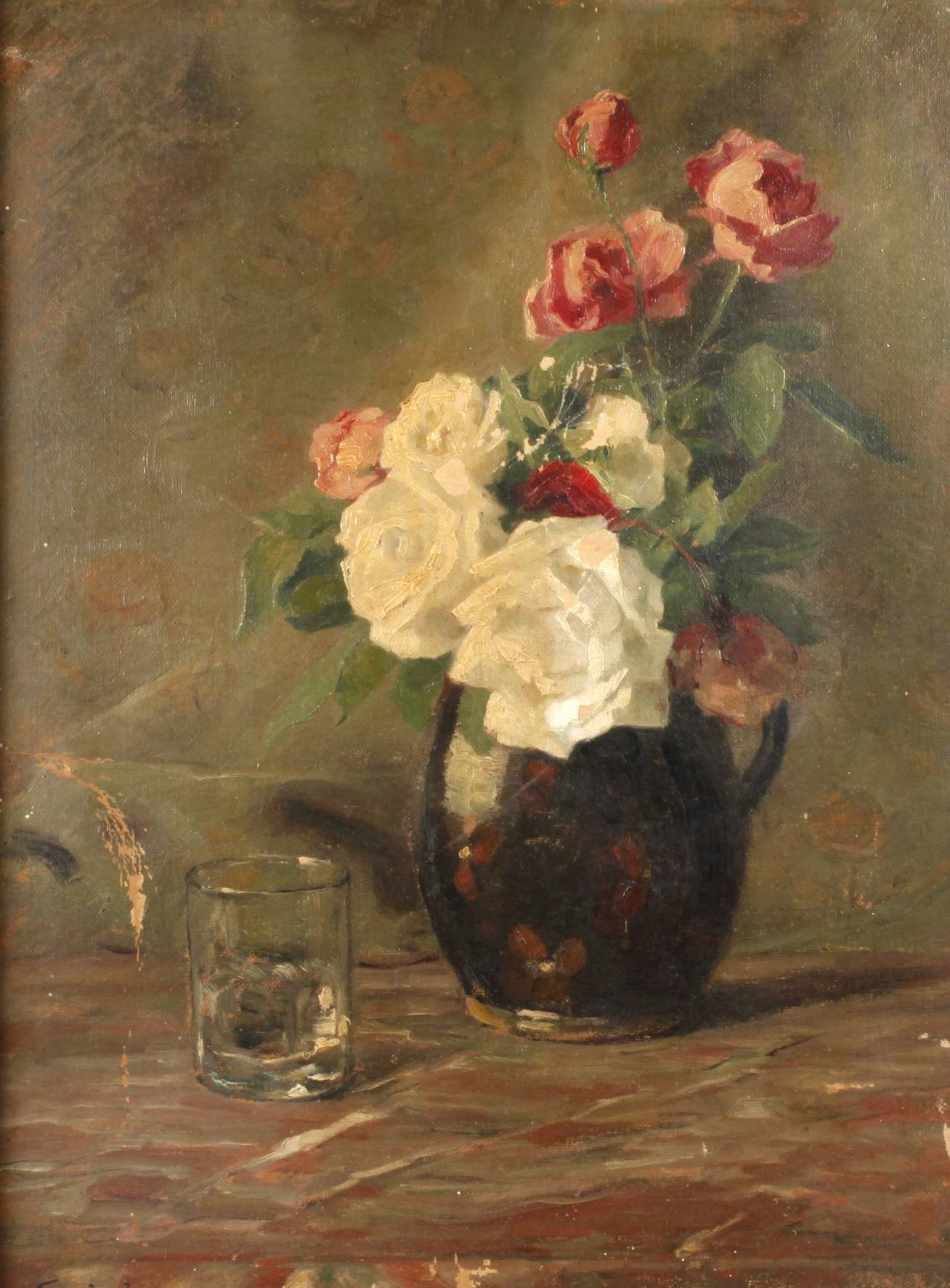 Prof. Lothar Freiherr von Seebach, Rosenstilllleben