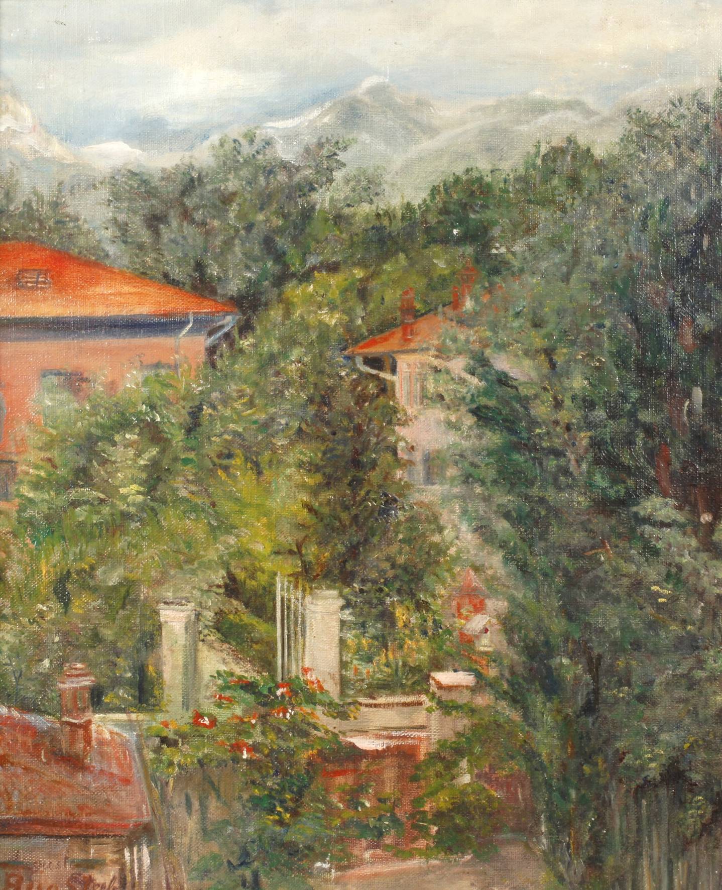 Auguste Steeb, Norditalienische Landschaft