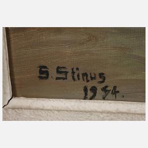 S. Stinus, Stillleben mit Kanne