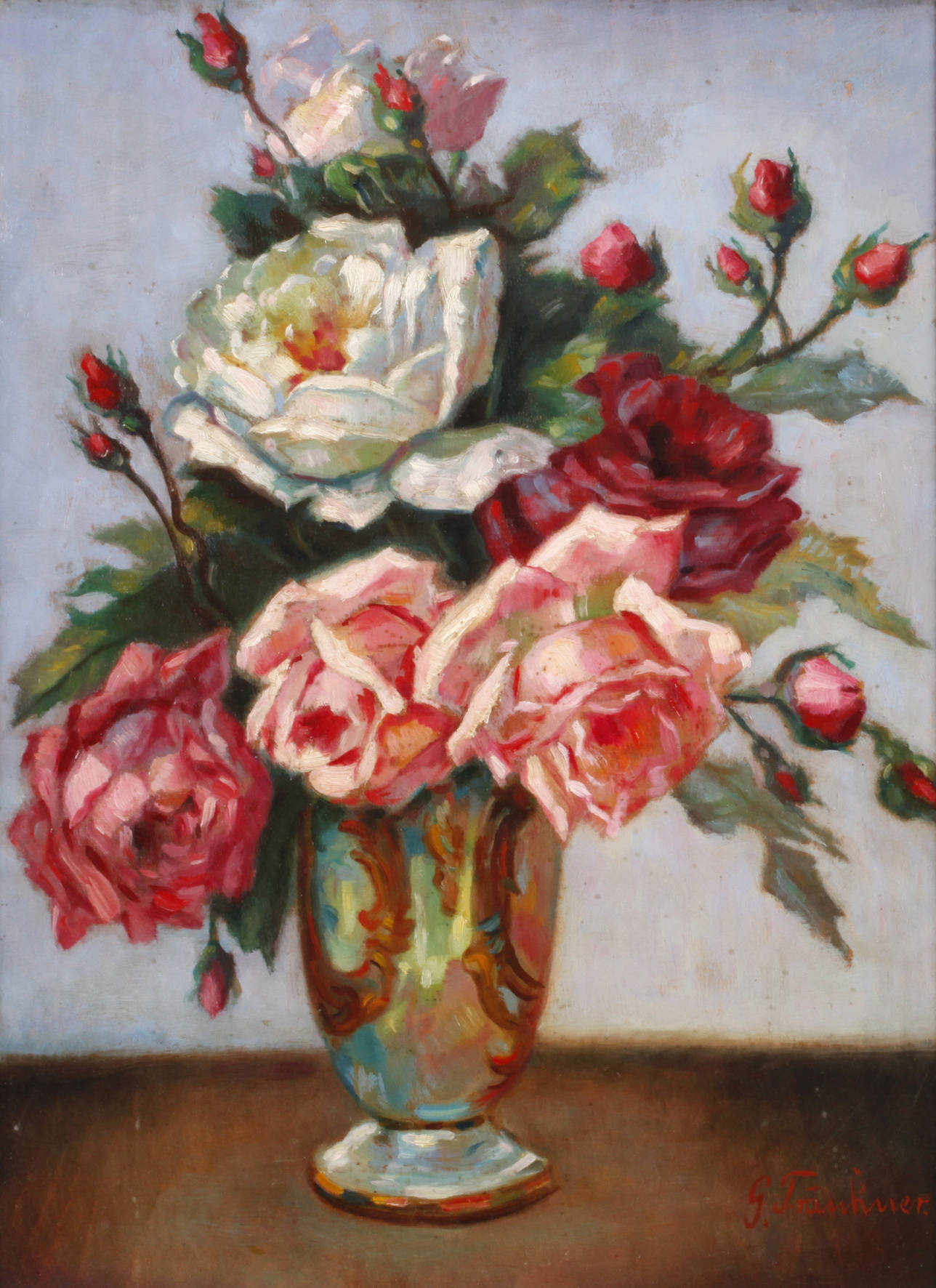 Tränkner, G., Rosenstillleben
