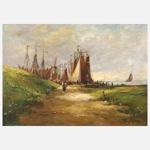 Alfons Verstraeten, Holländische Küstenszene