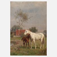 Fritz Volkers, Pferde auf Koppel111