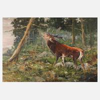Phil. Wacker, ”Austretender Hirsch”111