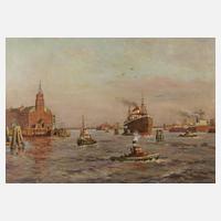 Franz Joseph Wagner, Ansicht Hamburger Hafen111