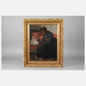 Weinberger, Lesende Bäuerin