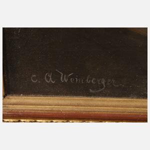 Weinberger, Lesende Bäuerin