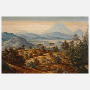 P. Weiner, Große afrikanische Landschaft