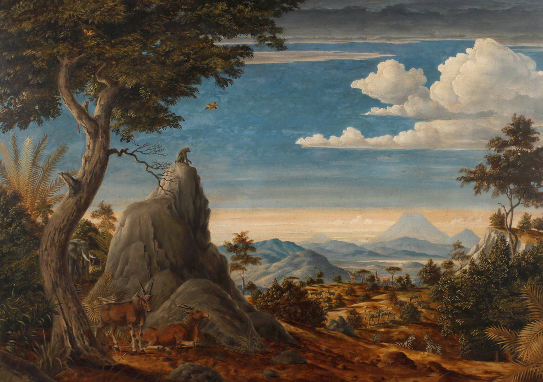 P. Weiner, Große afrikanische Landschaft