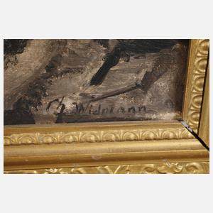 Ch. Widmann, Paar Küstenlandschaften