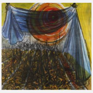 G. F. Winkler, Aufmarsch unter verhangener Sonne