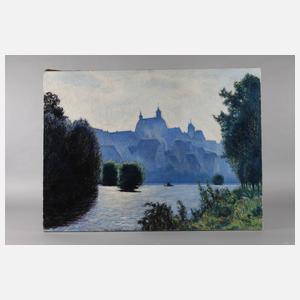 Carl Wittek, Besigheim im morgendlichen Licht