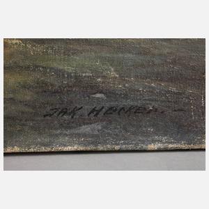 Carl Wittek, Besigheim im morgendlichen Licht