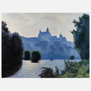 Carl Wittek, Besigheim im morgendlichen Licht