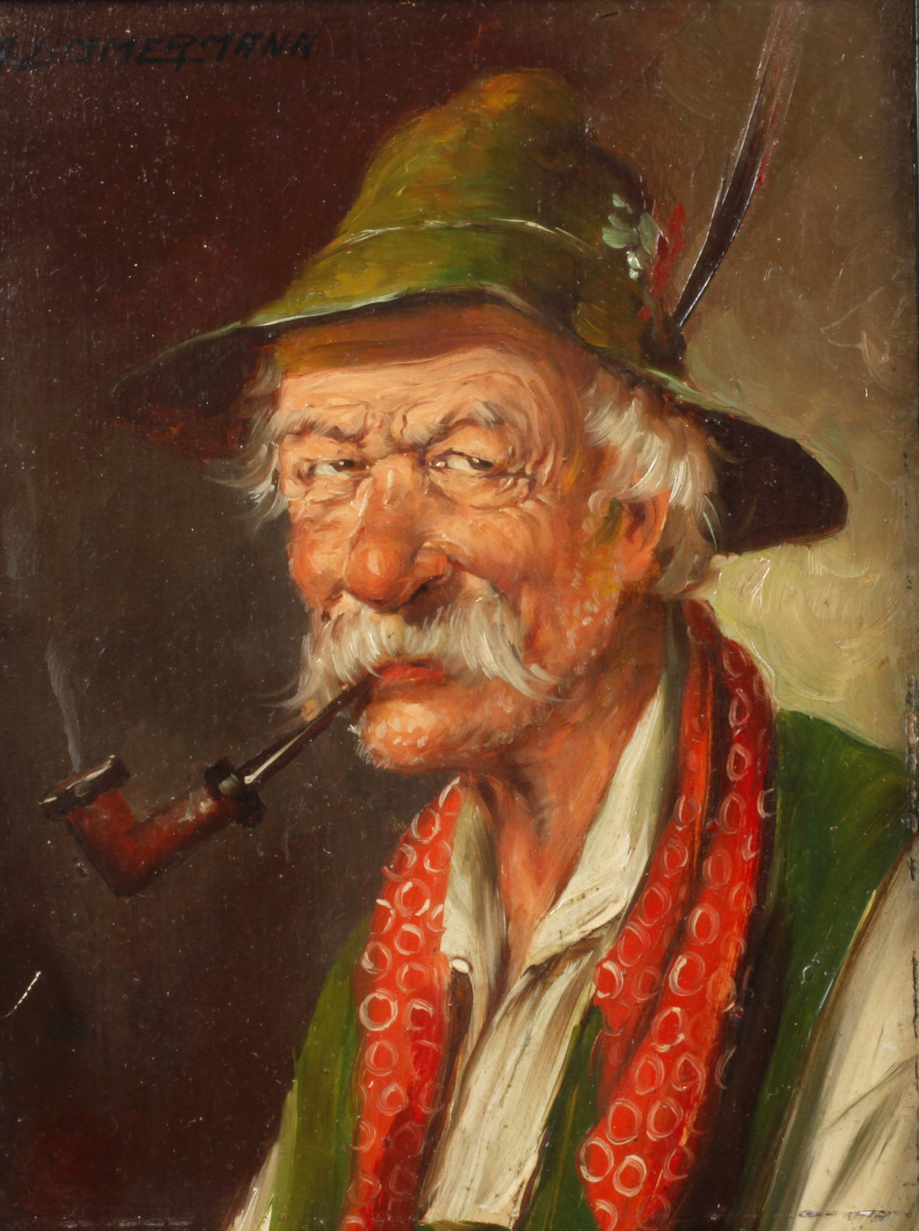 A. Zimmermann, Bauernportrait