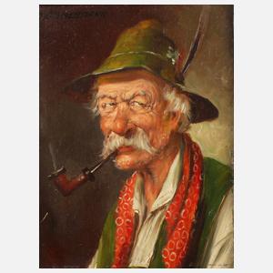 A. Zimmermann, Bauernportrait